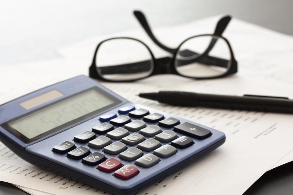 Image of a calculator on an attorney